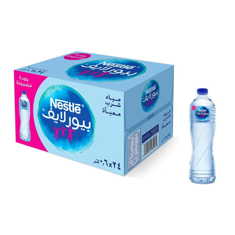 مياه نستله 600 مل