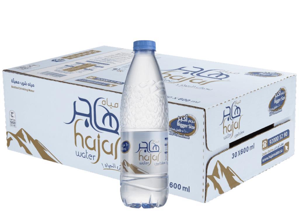 مياه هاجر 600 مل